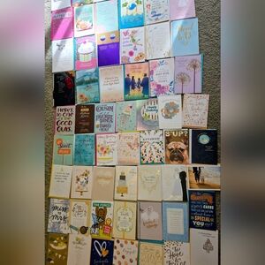 Huge NEW American Greetings BUNDLE 83 Individual Greeting Cards No Duplicates